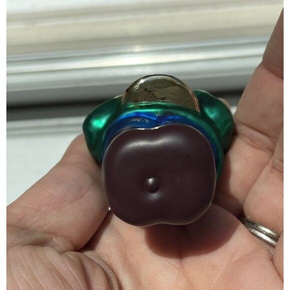 Vintage Christmas Trimmeries  glass ornaments Hand Decorated Drummer Boy - Picture 6 of 10